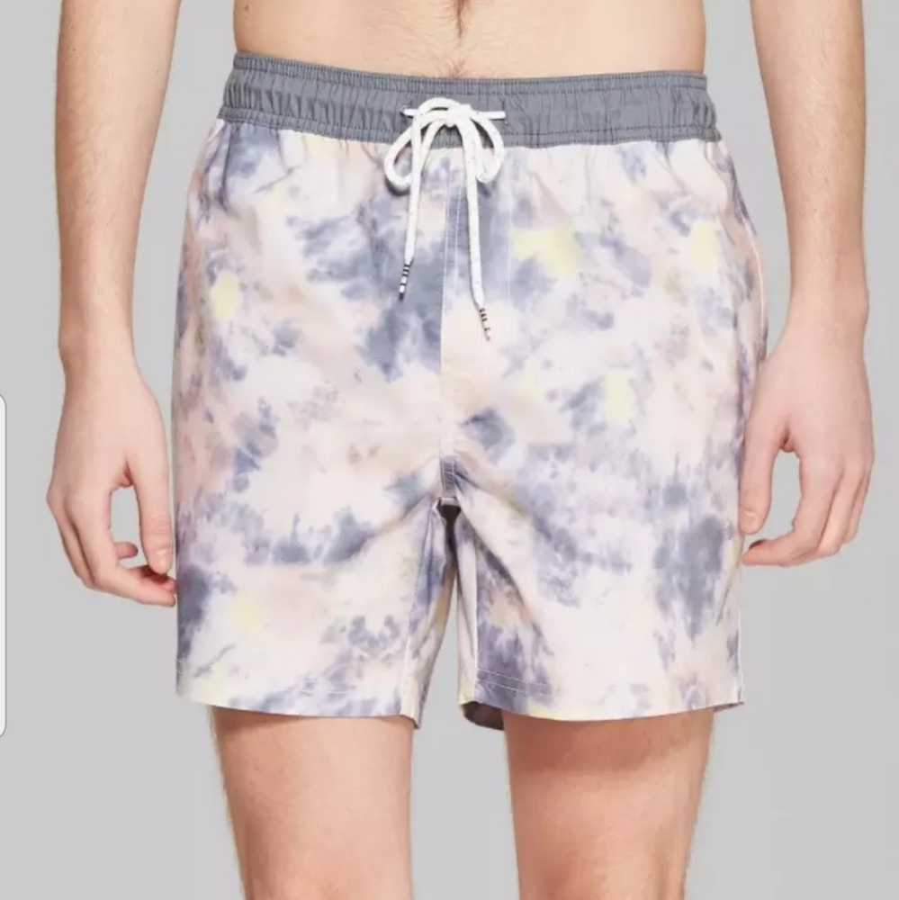 Original Use Men’s Rose Tie Dye Swim Trunk Swim